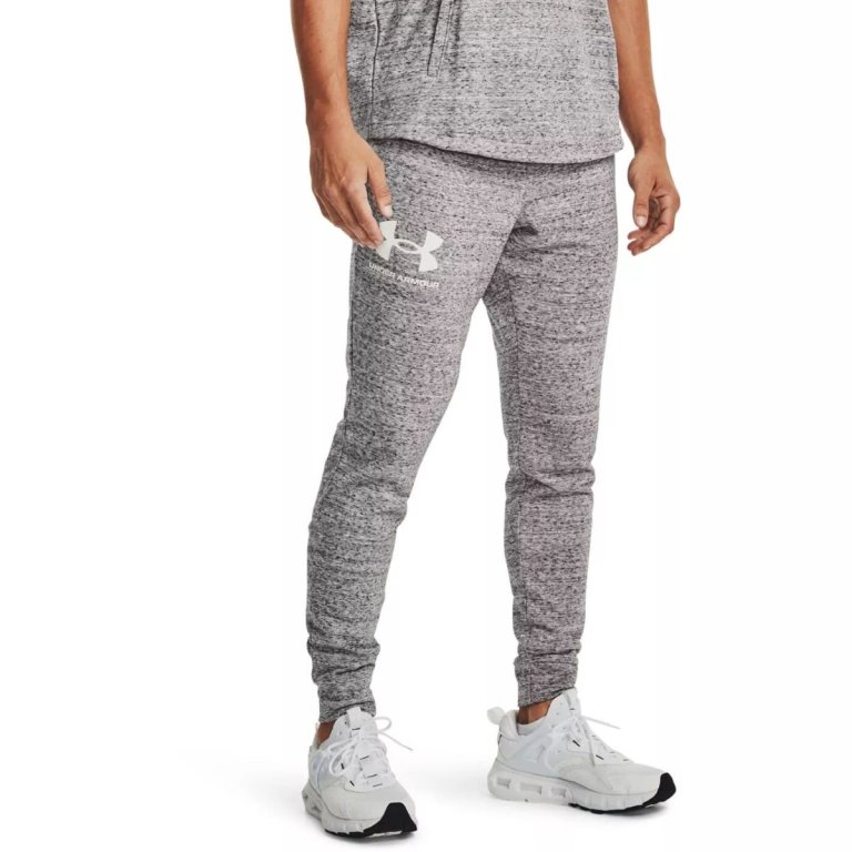 Штани спортивні чоловічі Under Armour Rival Terry Jogger M - білі