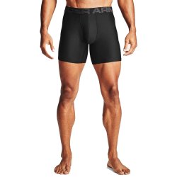 Труси боксери Under Armour Tech 6in 2 Pack Boxer Briefs M - чорні