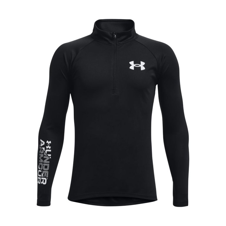 Світшот Under Armour UA Tech BL 1/2 Zip Jr - чорний
