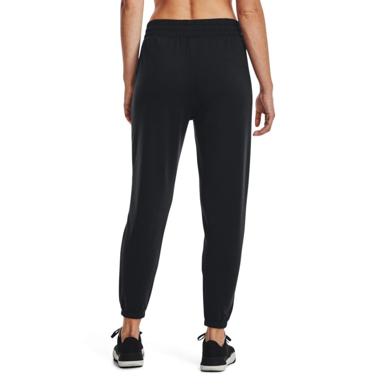 Штани спортивні жіночі Under Armour Rival Terry Jogger W - чорні