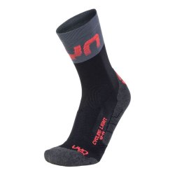 Шкарпетки UYN CYCLING LIGHT SOCKS - чорний/червоний