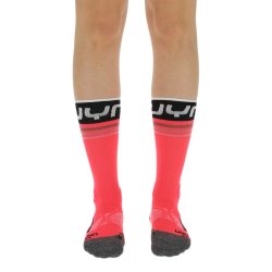 Шкарпетки UYN Runner's One Mid Socks W - рожевий/чорний
