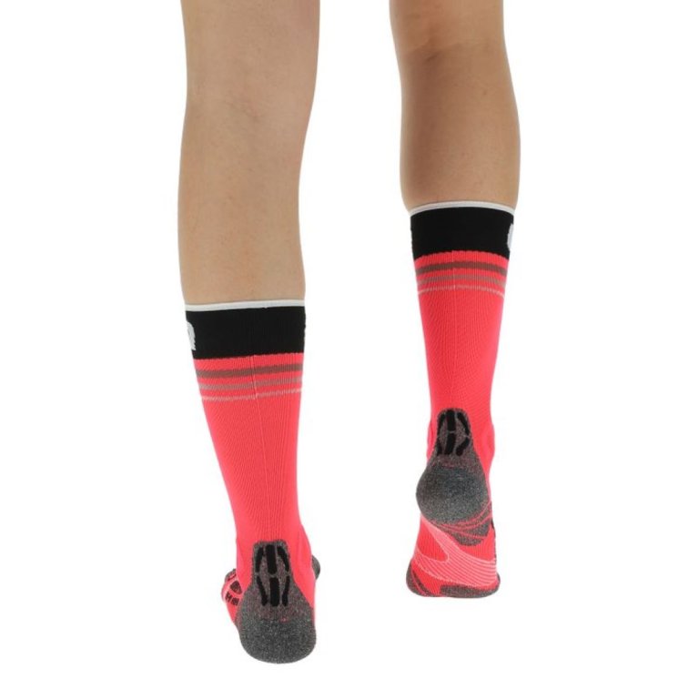 Шкарпетки UYN Runner's One Mid Socks W - рожевий/чорний