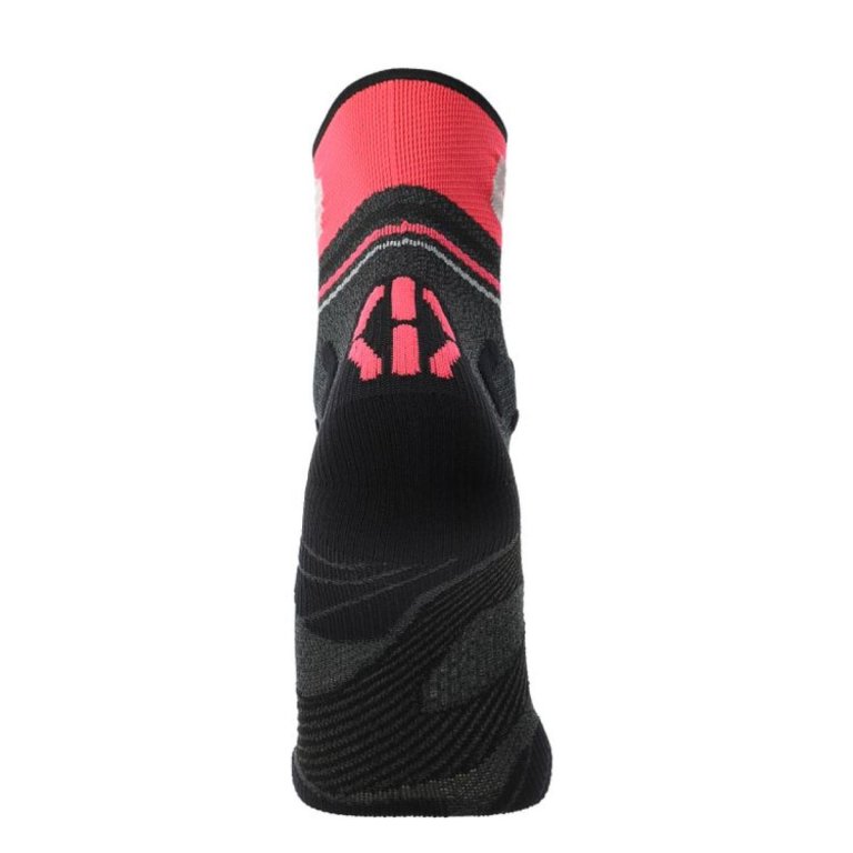 Шкарпетки UYN Runner's One Short Socks W - сірий/чорний/рожевий