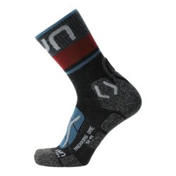 Шкарпетки UYN Trekking One Merino Socks M - сірі/сині/червоні