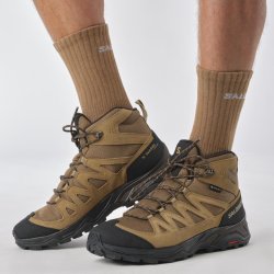 Взуття Salomon X Ward Leather Mid GTX M - коричневе