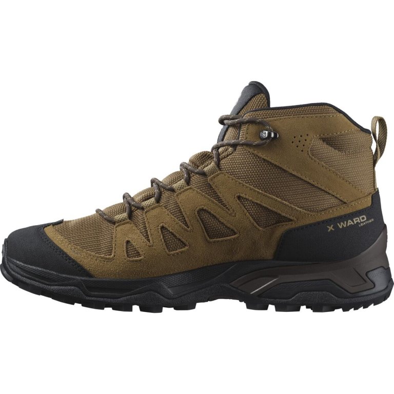 Взуття Salomon X Ward Leather Mid GTX M - коричневе