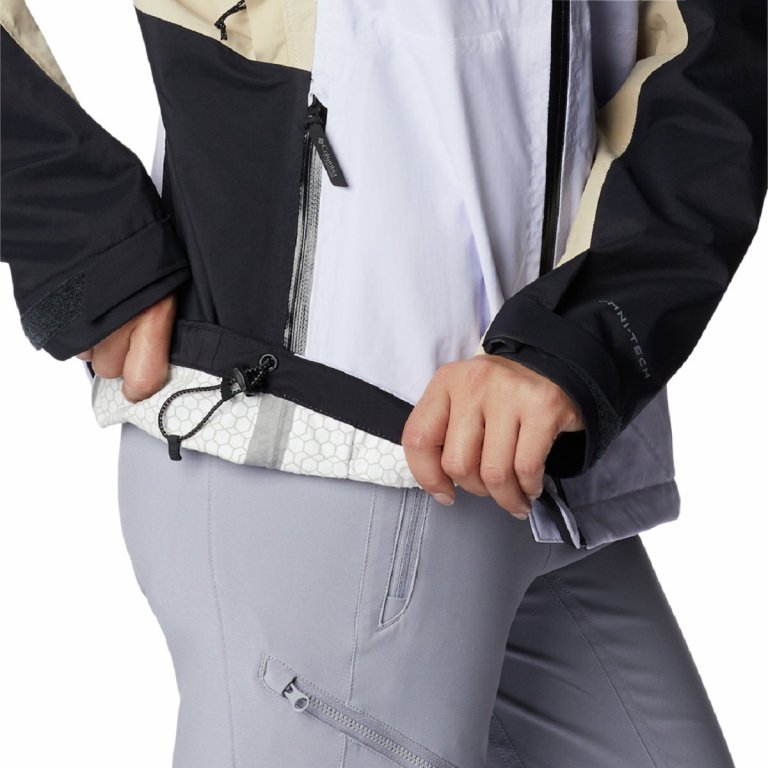 Куртка Columbia Mazama Trail™ Shell W - біла/чорна/коричнева