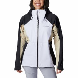 Куртка Columbia Mazama Trail™ Shell W - біла/чорна/коричнева