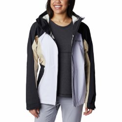 Куртка Columbia Mazama Trail™ Shell W - біла/чорна/коричнева