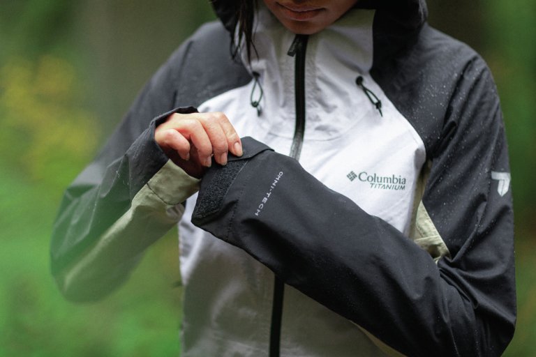 Куртка Columbia Mazama Trail™ Shell W - біла/чорна/коричнева