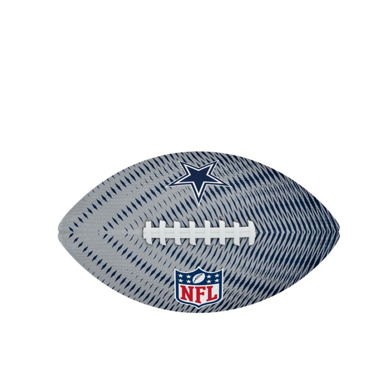 М'яч Wilson NFL Team Tailgate FB DL - синій/білий