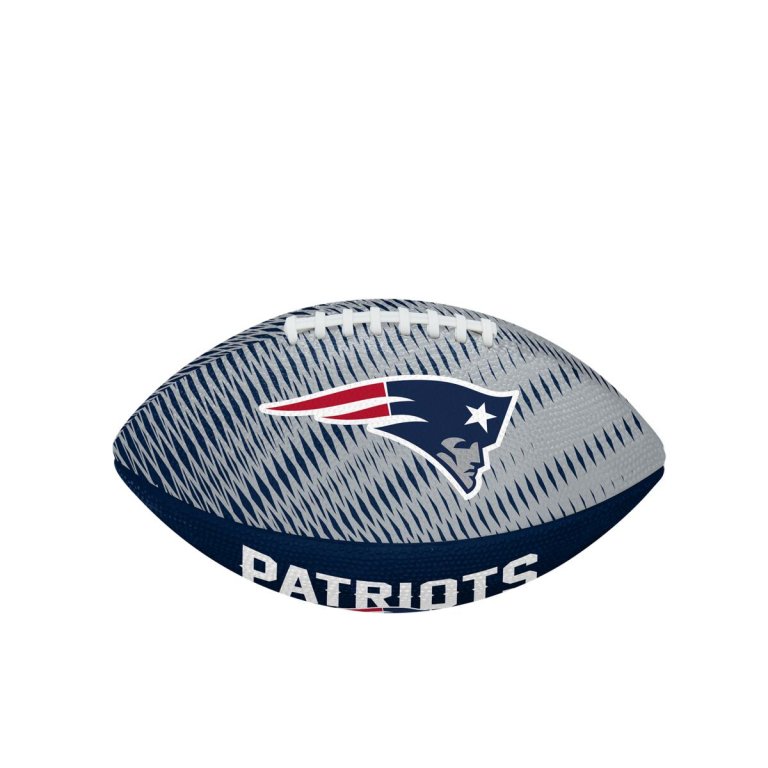 М'яч Wilson NFL Team Tailgate FB NE - синій/сірий - синій/сірий