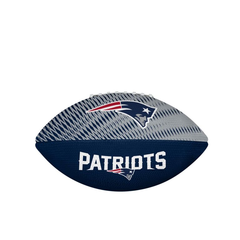 М'яч Wilson NFL Team Tailgate FB NE - синій/сірий - синій/сірий