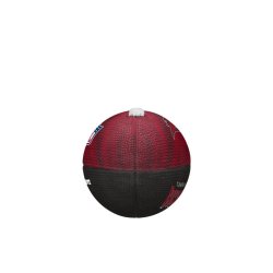 М'яч Wilson NFL Team Tailgate FB TB - червоний/чорний