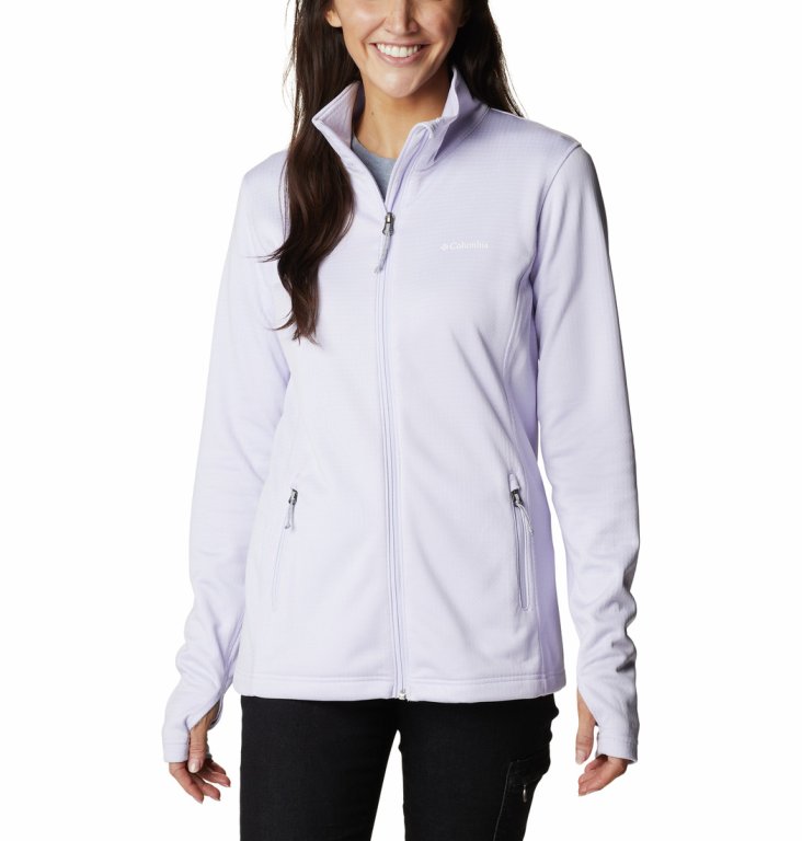 Mikina Columbia Park View™ Grid Fleece Full Zip W - fialová