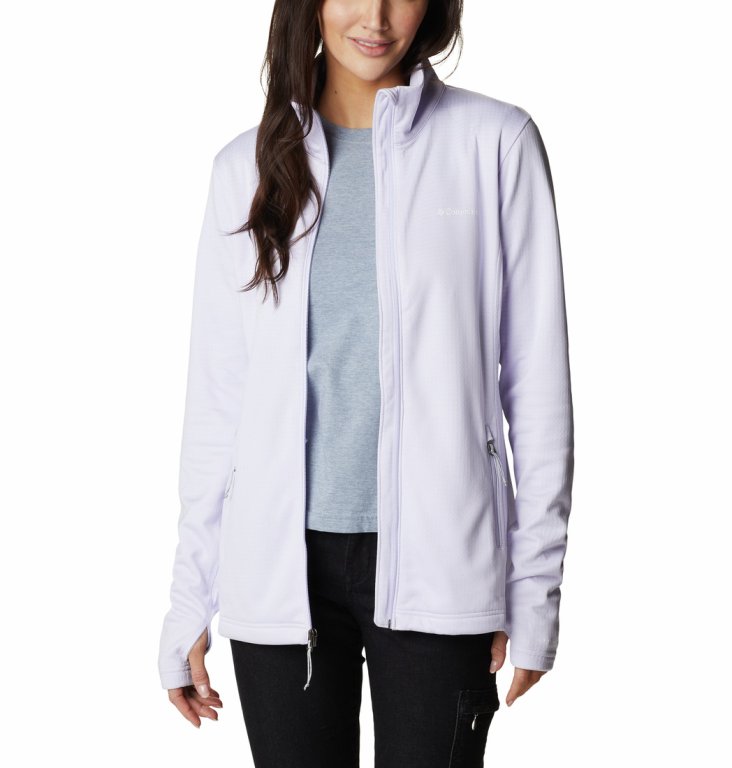 Mikina Columbia Park View™ Grid Fleece Full Zip W - fialová