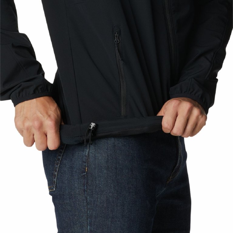 Bunda Columbia Tall Heights™ Hooded Softshell M - černá