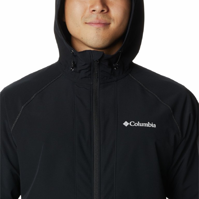 Bunda Columbia Tall Heights™ Hooded Softshell M - černá