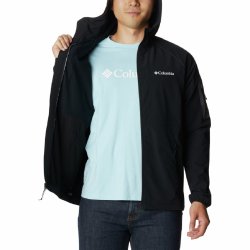 Bunda Columbia Tall Heights™ Hooded Softshell M - černá