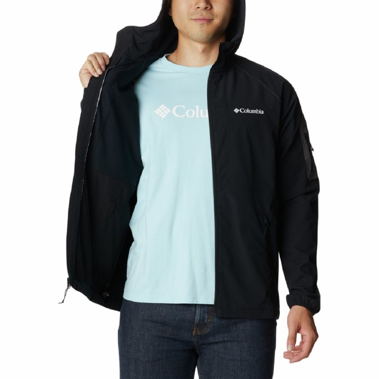 Bunda Columbia Tall Heights™ Hooded Softshell M - černá