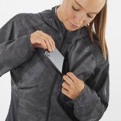 Куртка Salomon Bonatti Cross FZ Hoodie W - чорний