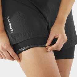 Шорти Salomon Sense Aero 2IN1 Short W - чорний