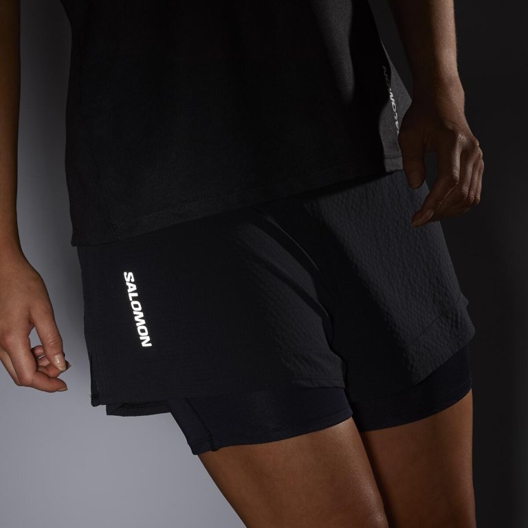 Шорти Salomon Sense Aero 2IN1 Short W - чорний