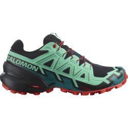 Кросівки Salomon Speedcross 6 W - чорні/зелені