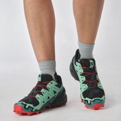 Кросівки Salomon Speedcross 6 W - чорні/зелені