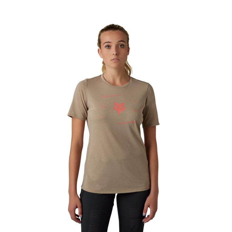 Dres Fox Ranger Dr Ss Jersey Veni W - hnedá