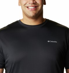 Футболка Columbia Hike™ Crew M - чорна (PLUS SIZE)