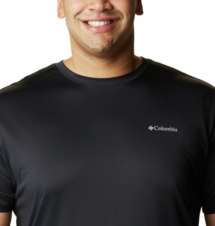 Футболка Columbia Hike™ Crew M - чорна (PLUS SIZE)