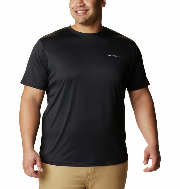 Футболка Columbia Hike™ Crew M - чорна (PLUS SIZE)