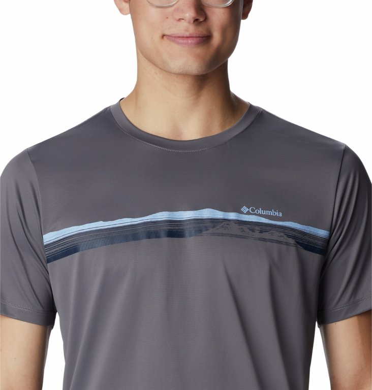 Футболка Columbia Hike™ Graphic SS Tee M - сіра