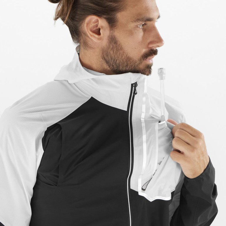 Куртка Salomon Bonatti Trail JKT M - чорний/білий