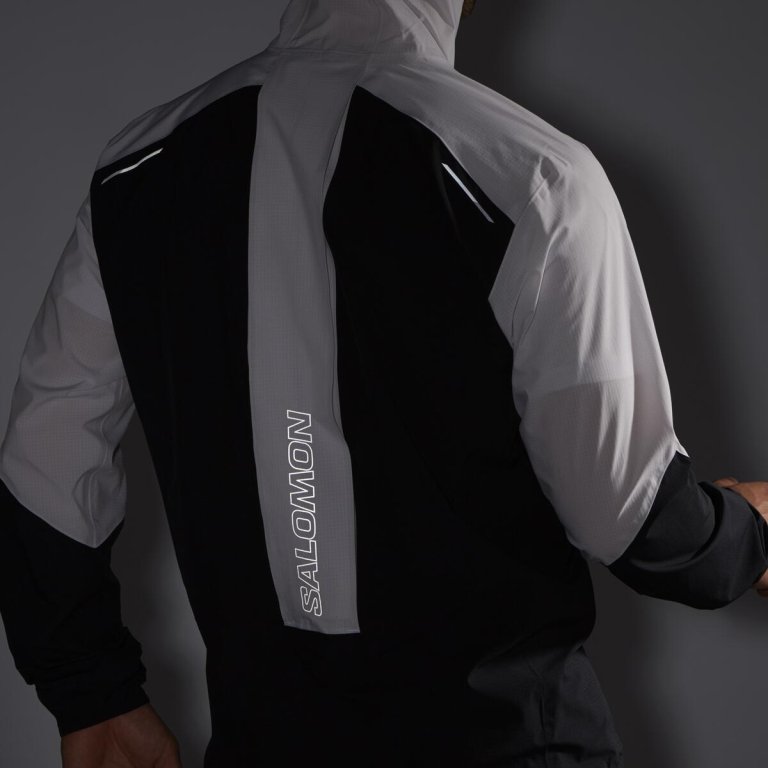 Куртка Salomon Bonatti Trail JKT M - чорний/білий