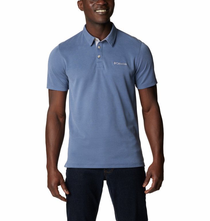 Футболка Columbia Nelson Point™ Polo M - синя