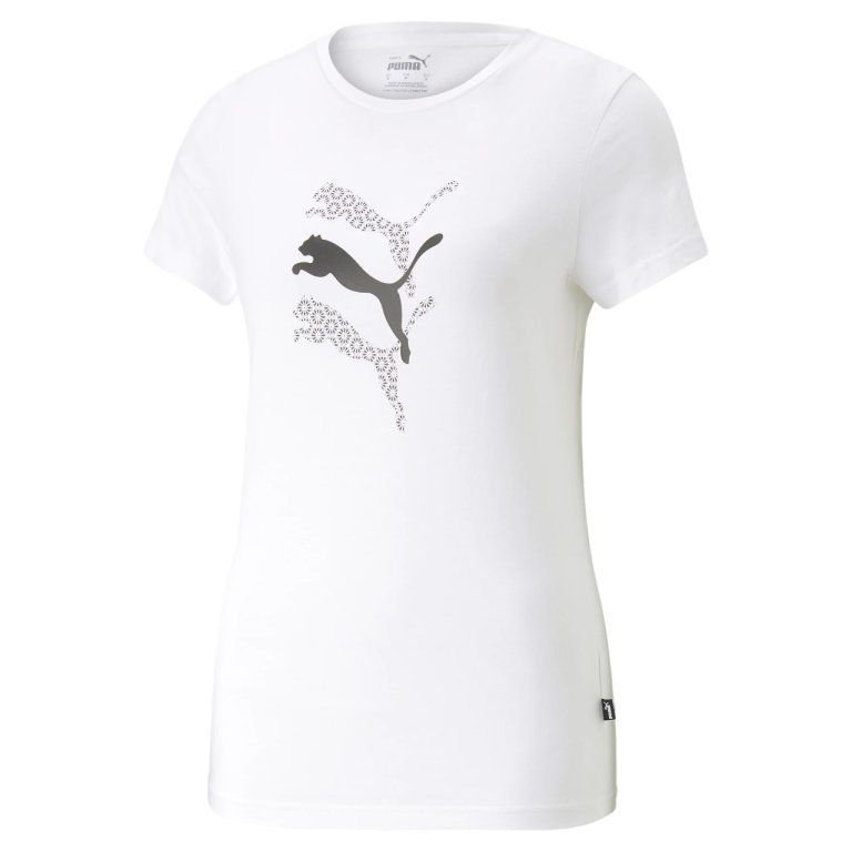 Футболка Puma Graphics Laser Cut Tee W - біла