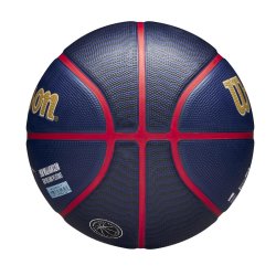 М'яч Wilson NBA Player Icon Outdoor Bskt Zion - синій/золотий