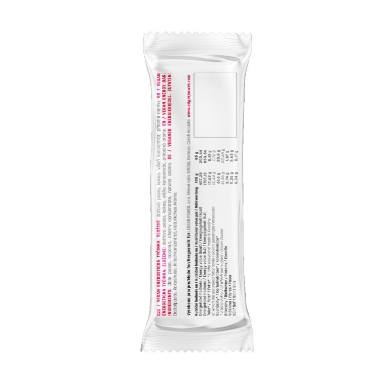 Tyčinka Edgar Energybar 50 g - čerešňa