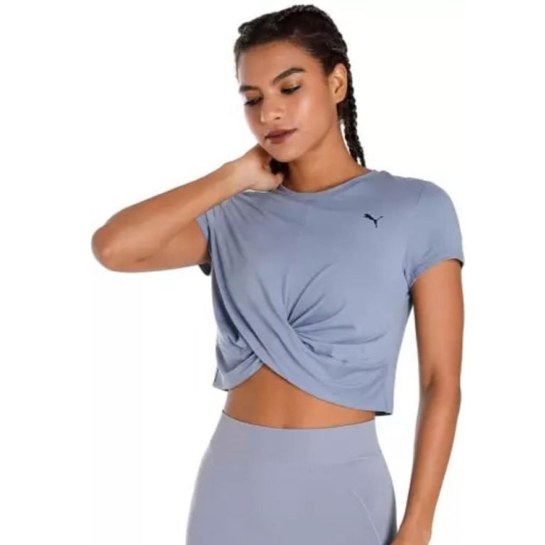 Футболка Puma Studio Yogini Lite Twist Tee W - синій