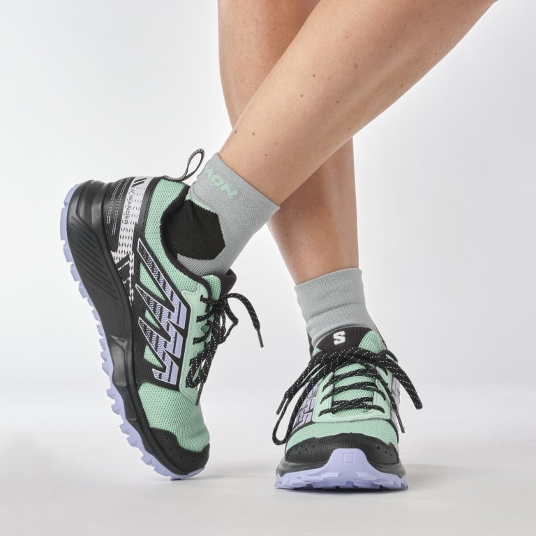 Кросівки Salomon Wander W - чорні/зелені