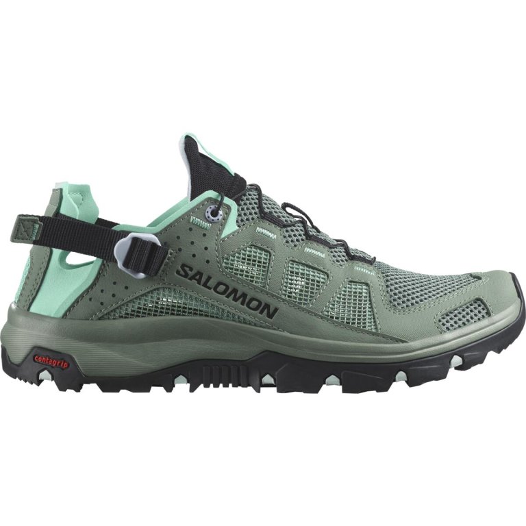 Кросівки Salomon Techamphibian 5 W - зелені/ чорні
