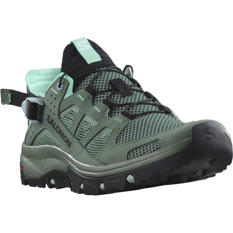 Кросівки Salomon Techamphibian 5 W - зелені/ чорні