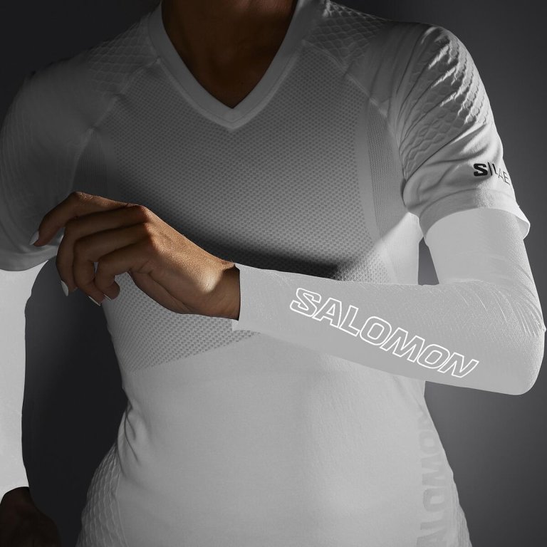 Рукава Salomon S/LAB - білі