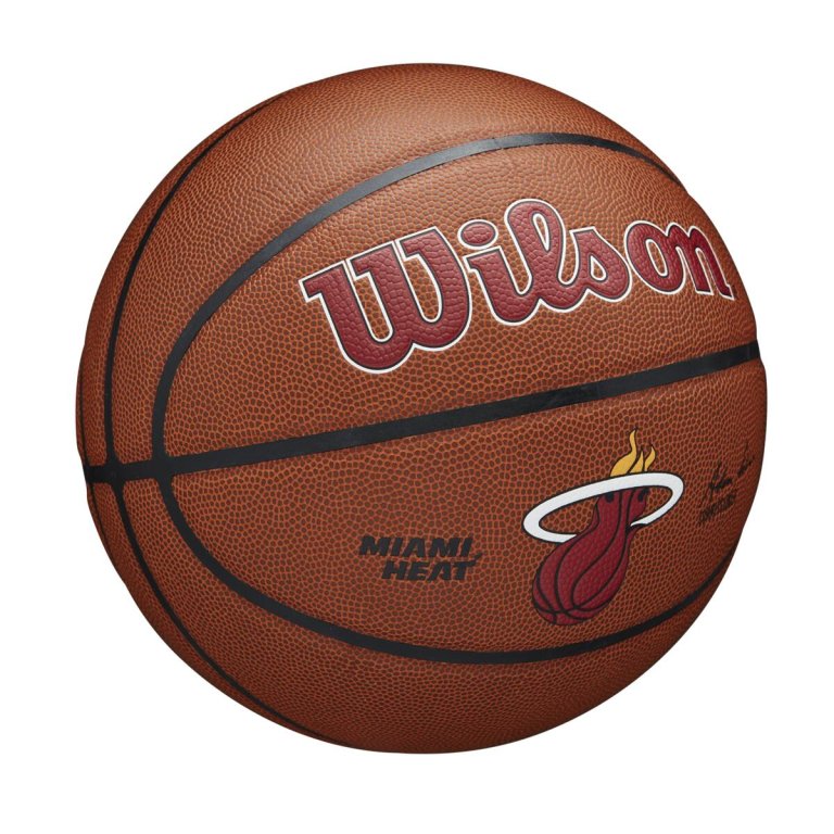 М'яч Wilson NBA Team Alliance Mia Heat - коричневий