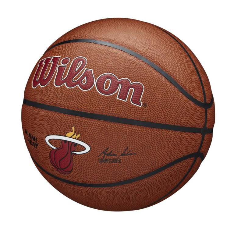 М'яч Wilson NBA Team Alliance Mia Heat - коричневий