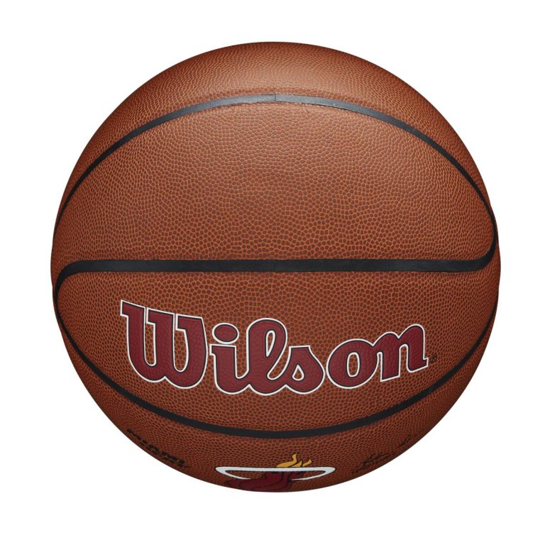 М'яч Wilson NBA Team Alliance Mia Heat - коричневий