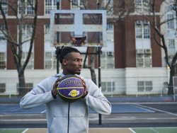 М'яч Wilson NBA Team Tribute Bskt La Lakers - фіолетовий